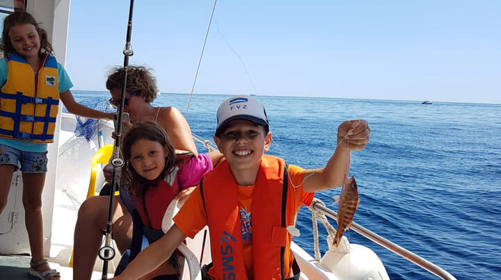 www.pescaturismemallorca.com excursions en vaixell a Alcudia amb Capote